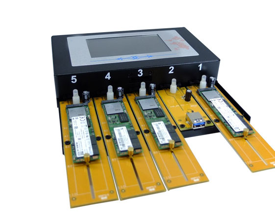 全功能型 M.2 NVMe SSD/SATA/USB 拷貝機（HTU3N）