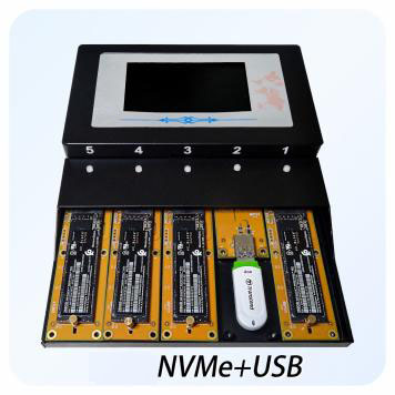 全功能型 M.2 NVMe SSD/SATA/USB 拷貝機（HTU3N）