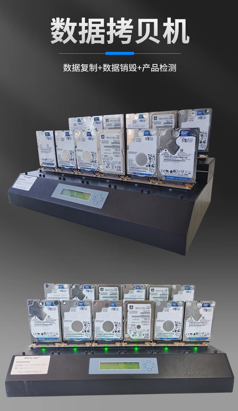 工業(yè)級多功能拷貝機支持SATA、IDE、M.2、CF等儲存裝置